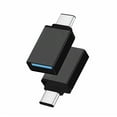 thumbnail image 2 of Cable conector USB C macho a USB 3.0 A hembra Freedomtech (paquete de 5), 2 of 8