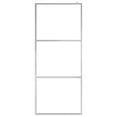 thumbnail image 3 of vidaXL ESG Glass 31.5 in x 31.5 in x 76.8 in, 5 mm Thick Frosted Silver Walk-in Shower Enclosure, 3 of 6