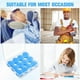 thumbnail image 5 of 21 Pairs Ear Plugs for Sleeping Reusable Moldable Silicone Earplugs Soft Noise Cancelling Earplugs,Blue+Orange+Pink, 5 of 5