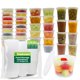 thumbnail image 1 of Recipientes de almacenamiento de alimentos Freshware, paquete de 60, 240, 480, 960 ml, 1 of 7