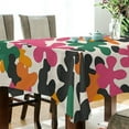 thumbnail image 5 of Yayeee Tablecloths 60" x 120" Rectangle Wrinkle Resistant Party Table Cover, Pink Floral Blooms, 5 of 8
