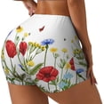 thumbnail image 1 of Fotbe Wild Herbs Shorts Sin Costuras – Shorts Deportivos de Cintura Alta para Mujer, Elásticos para Gimnasio, Yoga, Running o Ciclismo-Small, 1 of 8