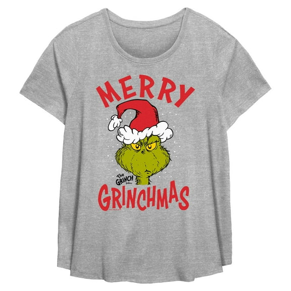 Womens The Grinch Merry Grinchmas T Shirt