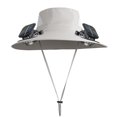 thumbnail image 1 of Sombrero de pesca al aire libre con ventilador solar ancho para hombre, sombrero para el sol con ventilador solar, sombreros de pesca con ventilador ajustable de 3 velocidades, sombrero con ventilador, 1 of 3