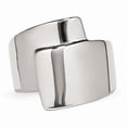 thumbnail image 4 of White Stainless Steel Ring Band Fashion Polished Fancy, 4 of 6