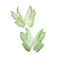 thumbnail image 3 of 2 piezas de decoraciones de mariposas artificiales para fotografía de mariposas artificiales gigantes verde, 3 of 9