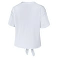thumbnail image 3 of Women's WEAR by Erin Andrews White Seattle Kraken Front Knot T-Shirt, 3 of 3