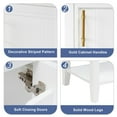 thumbnail image 6 of Bellemave 20" Modern Bathroom Vanity Set with Sink Combo Wooden Storage Cabinet with Ceramic Sink Free Standing Single Basin Vanity Storage Cabinet with Door and Shelf, (20”, White), 6 of 11