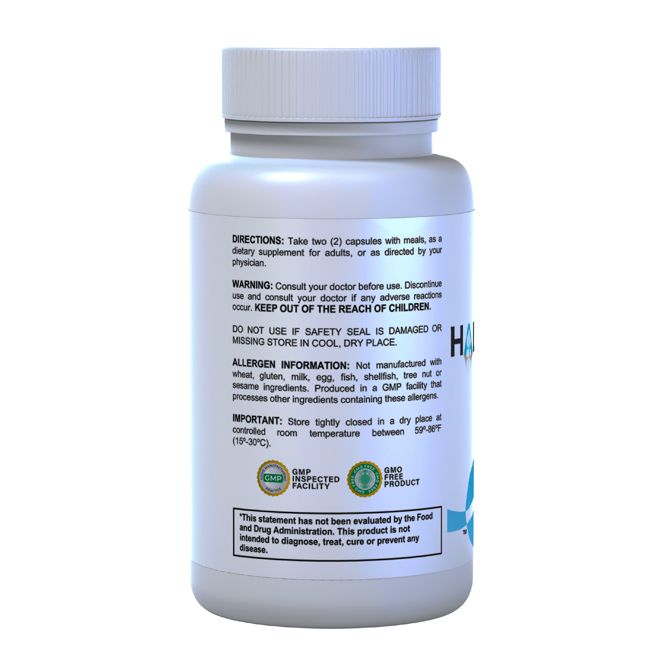 HALLUSA NATURAL Resveratrol Supplement, 1000mg, 60 Capsules, Non-GMO, Polyphenol Powder