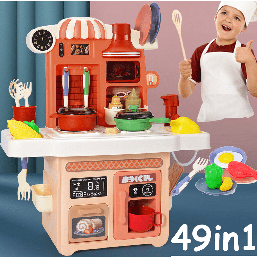26 29 30 49 Pcs Play  Kitchen  Toy Sets Kids Cooking Set 