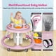thumbnail image 3 of Andador Plegable Con Ruedas Para Bebés: Centro De Actividades Plegable Con Alturas Ajustables - Andador De Empuje Anticaídas Para Niños Y Niñas De 6 A 18 Meses, 3 of 7