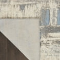 thumbnail image 6 of Nourison Solace Abstract Contemporary Ivory/Grey/Blue Area Rug, 6 of 9