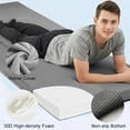 thumbnail image 3 of Roll Up Foam Camping Mattress - 30D High-Density Foam Sleeping Pad with Travel Bag - Portable Floor Mat for Tent, Car Camping & Guest Bed Cot, 3 of 7