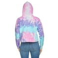 thumbnail image 2 of Ladies' Cropped Hooded Sweatshirt - COTTON CANDY - XS, 2 of 3