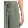 thumbnail image 5 of No Boundaries Women's Juniors Pull On Knit Cargo Joggers, Sizes XS-3XL, 5 of 6