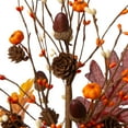 thumbnail image 4 of 20" Brown and Orange Tree Thanksgiving Tabletop Decor, 4 of 6
