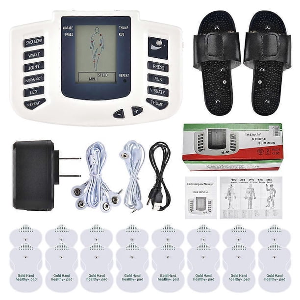 Electrical EMS Pulse Muscle Stimulator Tens Acupuncture Stroke Therapy Machine Muscle Relax Body Slimming Massage Device JR309