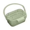 thumbnail image 2 of Hanging Sink Drain Basket Foldable Stretchable Kitchen Colander with Flip Cover Space Saving Food Strainer, Faucet Storage Rack Draining for Fruits Vegetables, 2 of 5