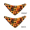 thumbnail image 6 of Goofa Halloween Banner Symbols Pattern Pet Scarf Bandana - Adjustable and Comfortable,Dog Scarf Bib Kerchief Breedfor Dogs and Cats-Small, 6 of 8