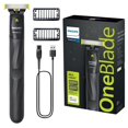 thumbnail image 1 of Philips OneBlade recortadora y afeitadora impermeable con carga USB, 1 of 8