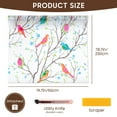 thumbnail image 6 of Sinkoo 20" x 78.7" Stained Glass Window Film,Colorful Bird, Decorative Frosted Glass Window Privacy Film, Static Cling Non-Adhesive Window Sticker for Front Door Bathroom Heat Control Anti UV, 6 of 8