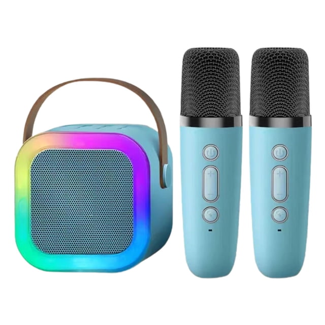 Wireless Speaker Microphone Karaoke Machine Set Household Singing Device for Adult Children