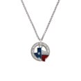 thumbnail image 1 of Enamel Lone Star Texas Joy to the World Affirmation Ring Necklace, 1 of 2
