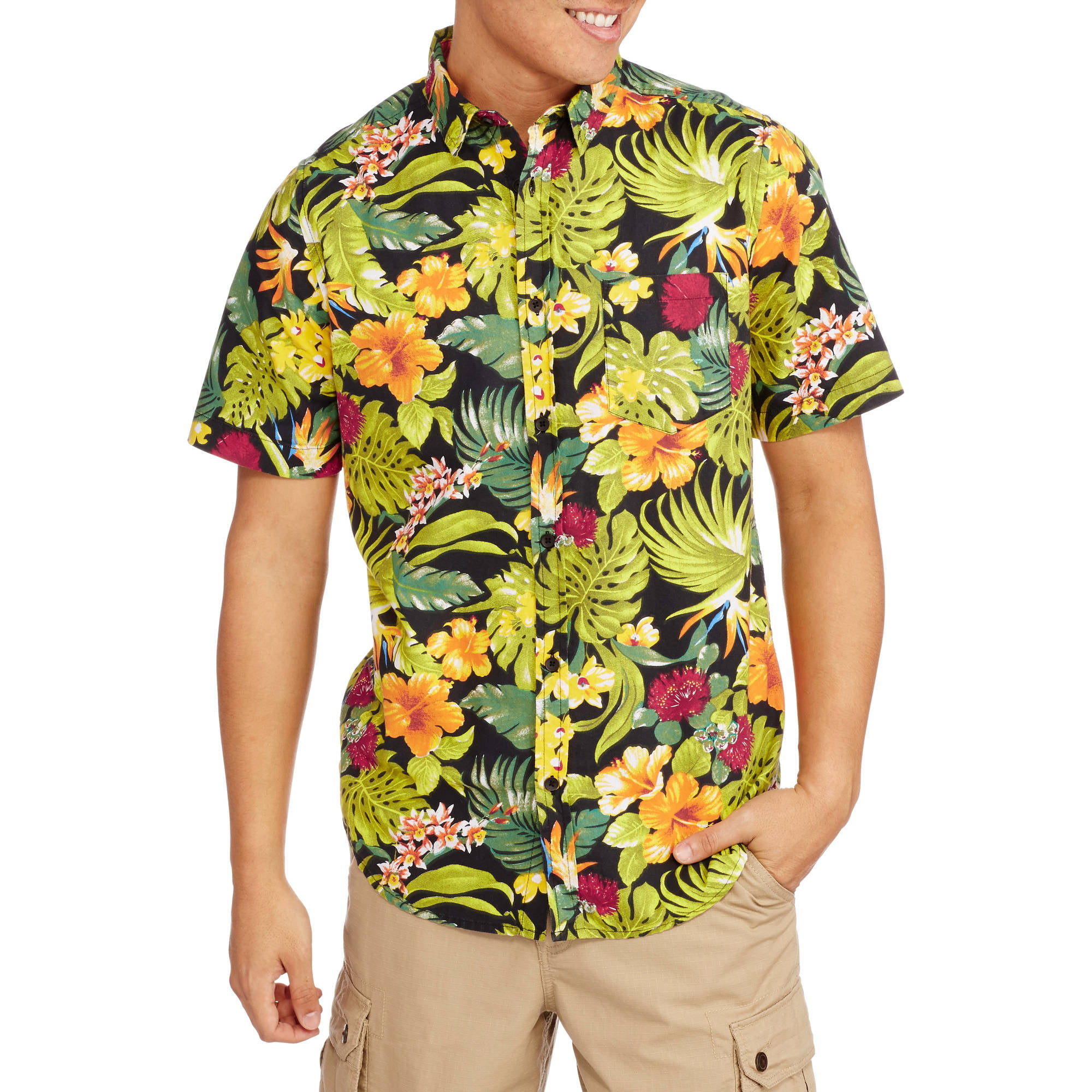 Miller Lite Hawaiian Beer Logo Shirt - Walmart.com