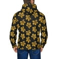 thumbnail image 5 of Zip Up Hoodies for Men - Maple Leaves With Leopard Long Sleeve Comfrt Men'S Fashion Hoodies & Sweatshirts, Jackets for Men Hoodies Pullover Clothing Clothes with Pouch, 5 of 5