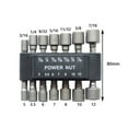 thumbnail image 2 of LABSERRON 1 Set of Mini Strong Sleeve Wrench Screw Spanner Power Nut Driver Drill Bit Metric Socket Wrench, 2 of 8