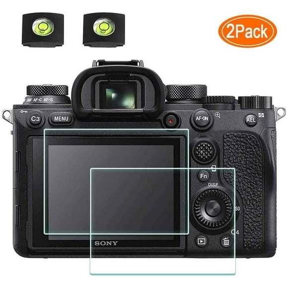 Screen Protector for Sony Alpha A7S III A7C A7R IV Camera & Hot Shoe Cover, ULBTER A7SIII A7C A7RIV 0.3mm 9H Hardness