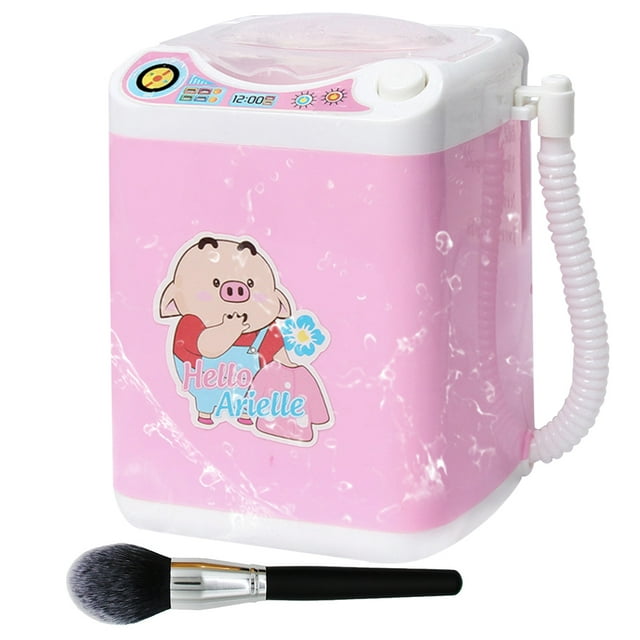 Girls Washing Machine Toy Cartoon Plastic Mini Pretend Play Toy Appliance Toy