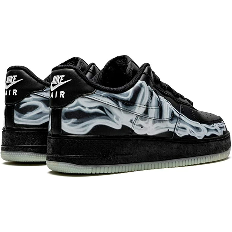 Notitie thema Krankzinnigheid Nike Mens Air Force 1 '07 QS "Black Skeleton" Basketball Shoe (10.5) -  Walmart.com
