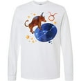 thumbnail image 3 of Inktastic Taurus Constellation Zodiac Sign Illustration Long Sleeve T-Shirt, 3 of 5