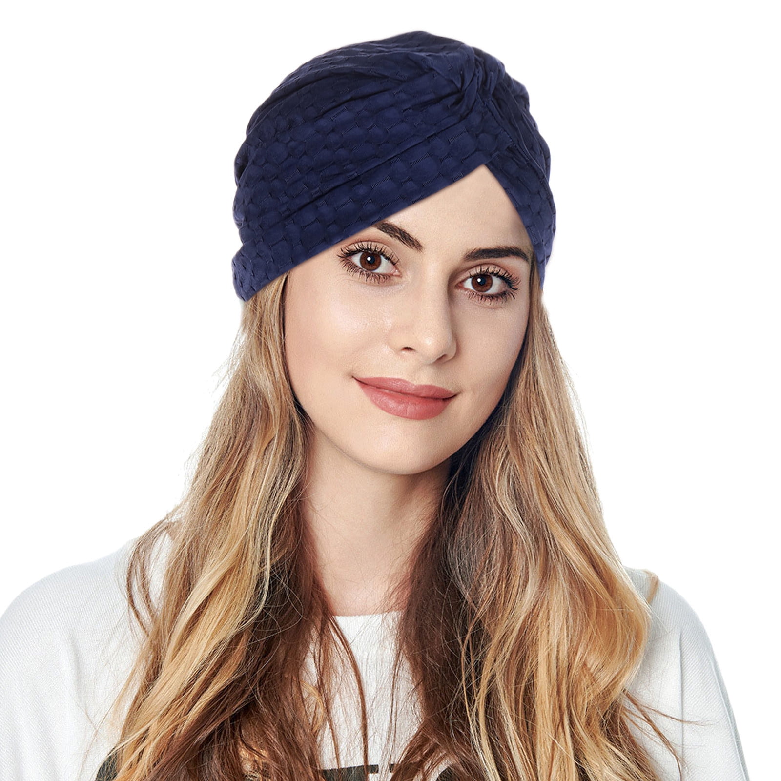 Feiboyy Women Turbans Knot Pre Tied Bonnet Cap Headwraps Hats - Walmart.com