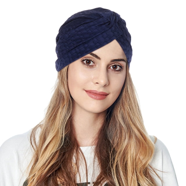 PEIXUN Turbans pour Femmes Nœud Pré-Noué Bonnet Chapeaux