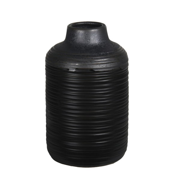 Privilege Contemporary Ceramic vase With Black Finish 78205