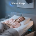 thumbnail image 3 of Adjustable Bed Base Twin XL Massage with 12" Mattress Dual Head & Foot Headrest Electric Bed Frame with Wireless Remote, 0 Gravity, Anti-Snore, Under Bed LED, USB Ports, 12" Adjustable Legs, 3 of 9