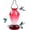 Diamond Red, variant on Glass Hummingbird Feeder for Outdoors Hanging, 25Oz Humming Bird Nectar Feeder, Perch, 5 Flower Feeding Ports, Leak Proof Base, Hook for Outside Garden Backyard, Gift for Women Mom, Diamond Red
