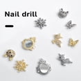 thumbnail image 3 of comerut Nail Decor Christmas Style Exquisite Rhinestone Decor Stainless Reusable 3D Different Shapes Cellphone Case Shoes Wall Decoration Supplies Nail Charm, 3 of 8
