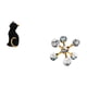 thumbnail image 5 of Figura decorativa de resina con forma de gato, forma de burbuja, adorno coleccionable para escritorio, oficina, estante, sala de estar, dormitorio y h, 5 of 8