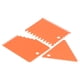 thumbnail image 5 of 3 unids/set raspador para crema de pastel cortadores pastosos raspador borde de dientes irregulares DIY SmootherOrange, 5 of 5