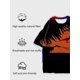 thumbnail image 4 of T-shirt short sleeve round neck summer casual loose P576, 4 of 5