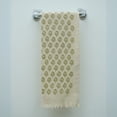 thumbnail image 5 of Fabdivine Soft Cotton Waffle Weave Hand Towel with Hand Block Print – 17" x 32", Set of 2, Murli, 5 of 5