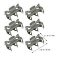 thumbnail image 4 of CTIRCHIU Hair Perm Insulation Clips Hair Curler Claw Clips Black PPS 6Pcs, 4 of 10