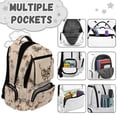 thumbnail image 5 of Aplkyhs Backpack for Teens 12-18 Stylish Camouflage Hunting Bow Deer 17 Inch School Bag Durable Lightweight Water Resistant Backpack for High School, 5 of 7