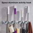 thumbnail image 6 of Hadanceo Mop Holder Rack Non-slip  ABS Wall Hanging Broom Organizer Wall Mounted Great for Gardening, 6 of 7