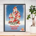 thumbnail image 2 of 5D bricolaje redondo completo taladro diamante pintura Santa Claus Kit decoración del hogar (K903) FLhrweasw Nuevo, 2 of 9