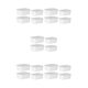 thumbnail image 3 of Inteprter Prácticos contenedores apilables para una fácil organización - Maximice el ahorro de espacio No tóxico PP Blanco 4 piezas Type2 NO2, 3 of 6