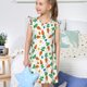 thumbnail image 4 of Fotbe Cute Carrot Vestido de Dormir para Niñas de 3 a 10 Años, Mangas Cortas, Estilo Princesa, Pijama Camisón con Mangas Voladas-XX-Large, 4 of 6